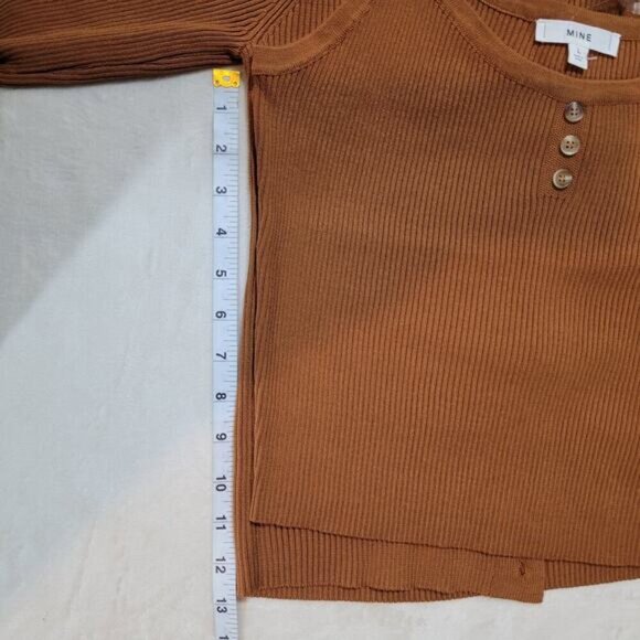 Mine Ribbed Cardigan and Tank Ari Set in Copper - Size‎ Large - Picture 11 of 11
